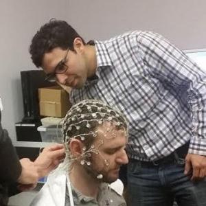 Nelson Jaimes performing a demonstration