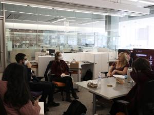 Members of GWUSEC in the lab