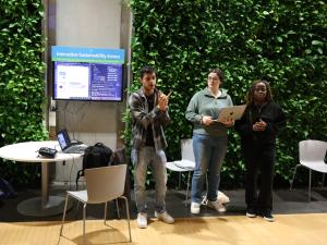 Students explaining their defense against the attacks