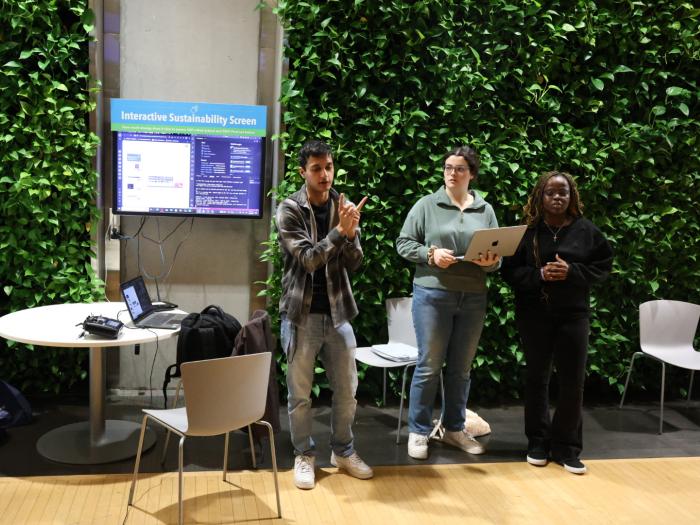 Students explaining their defense against the attacks
