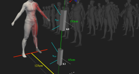 3D representation of a human body