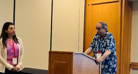 Dr. Costis Toregas gives his presentation.