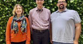 (Left to right) Elyse Nicolas, Joshua Paiz, and Dmitri Stanchevici